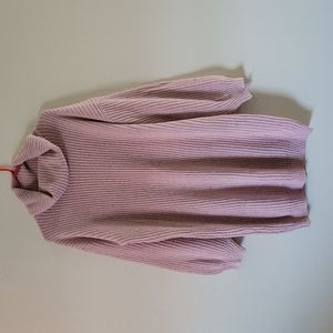 SHEIN Cowl Neck Drop Shoulder Sweater Dress Without Belt